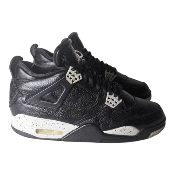 NIKE Air Jordan 4 Retro 'Oreo' Sneakers Size 8 - Picture 3 of 15